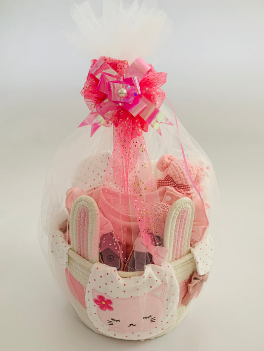 Cute Bunny Baby Girl Hamper | Pink