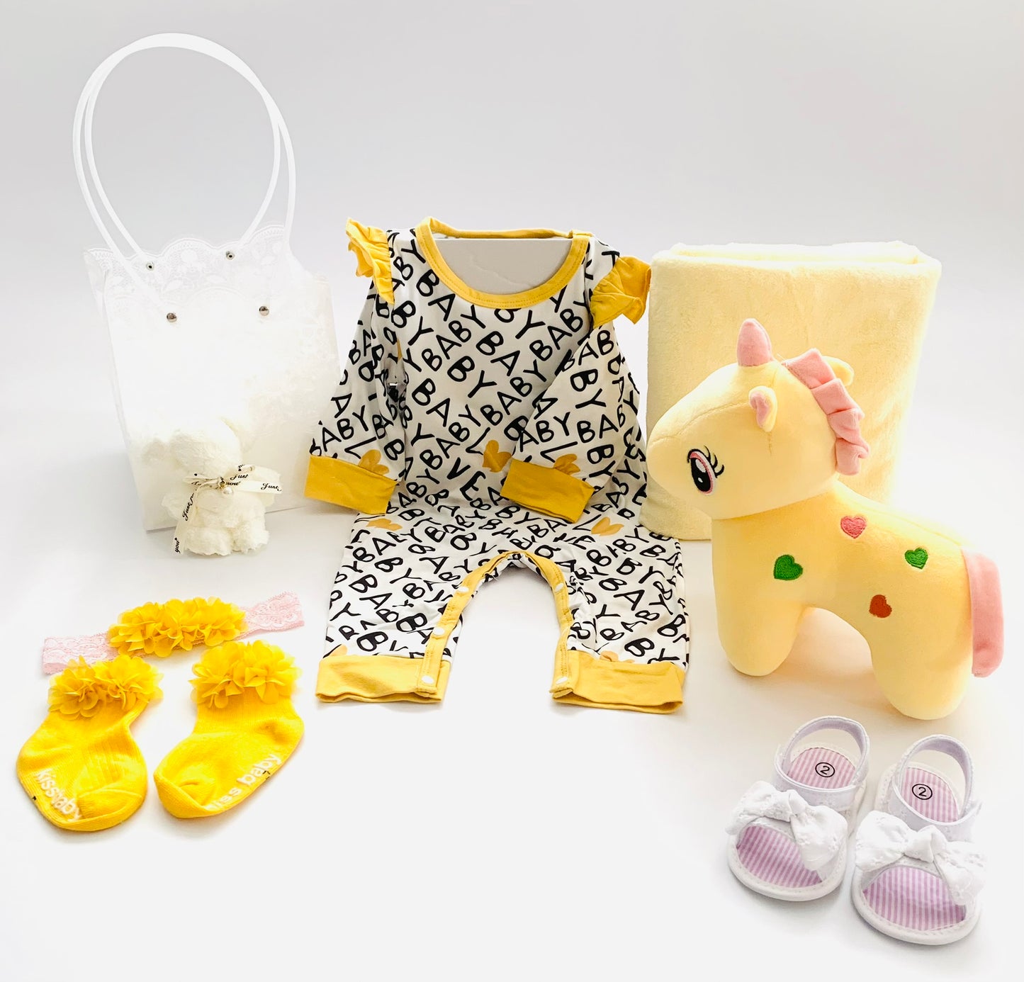 Baby Girl Gift Bag | My First Soft Toy