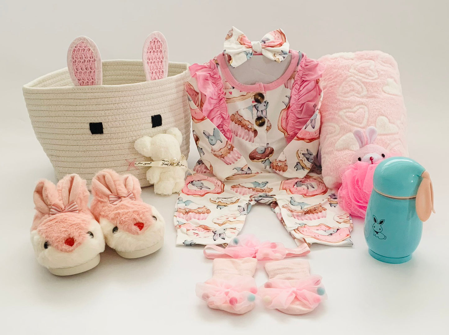 Baby Girl Cute Bunny Hamper