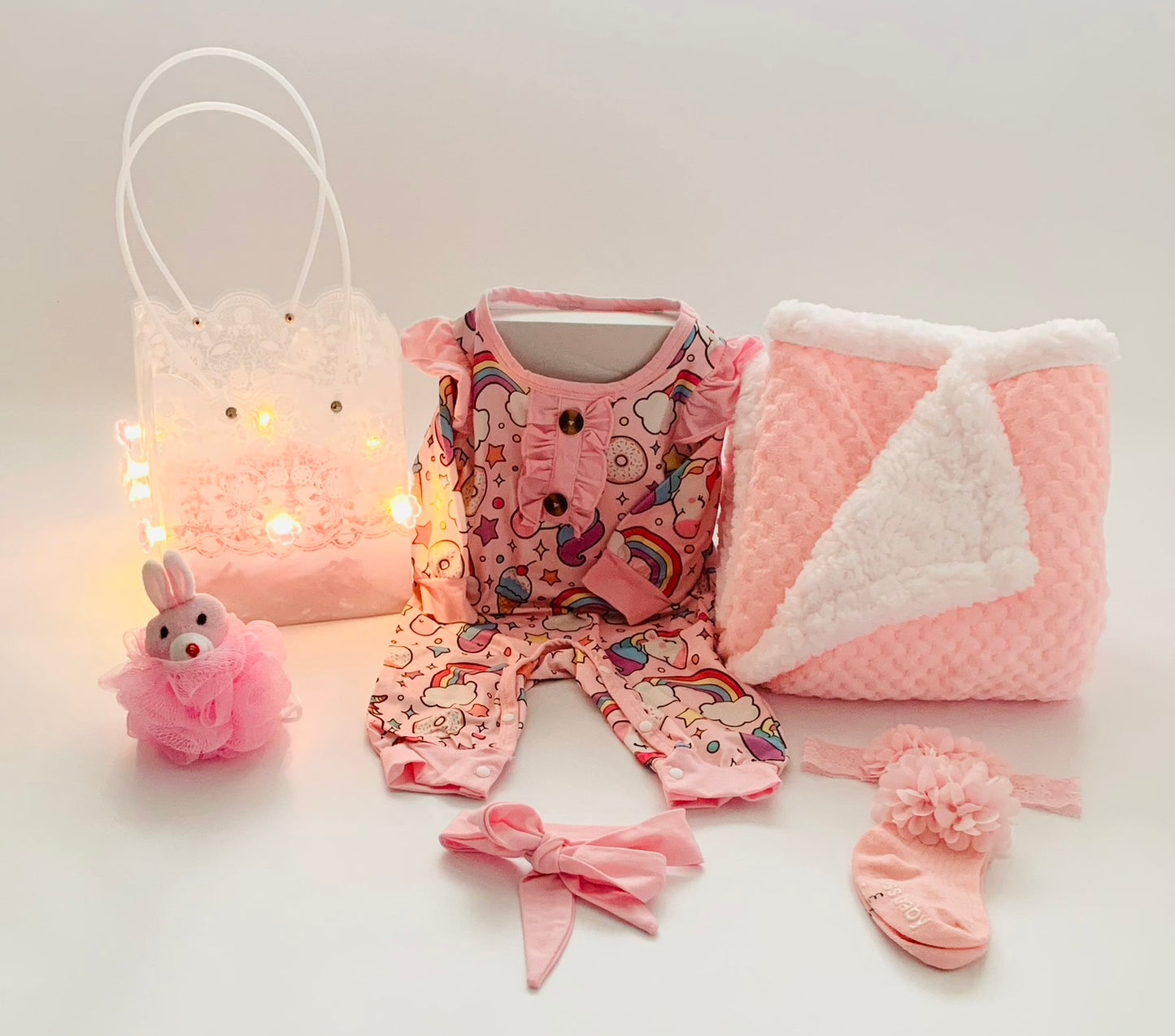 Baby Girl Gift Bag | With Lights