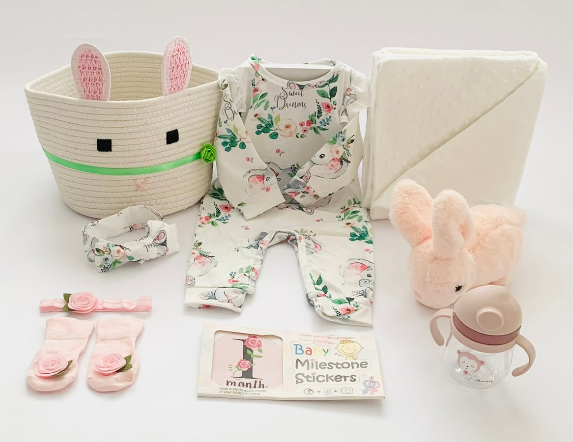 Baby Girl Bunny Hamper