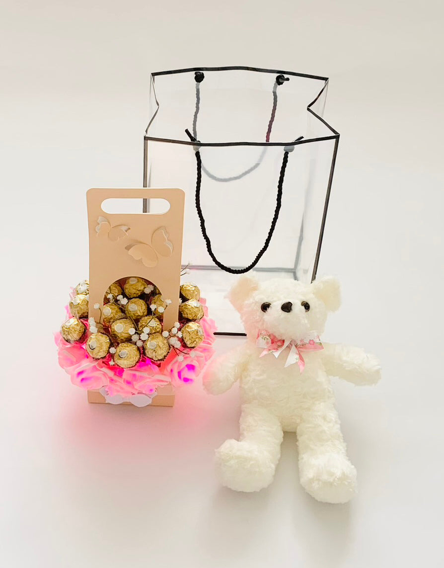 Chocolates and Teddy Gift