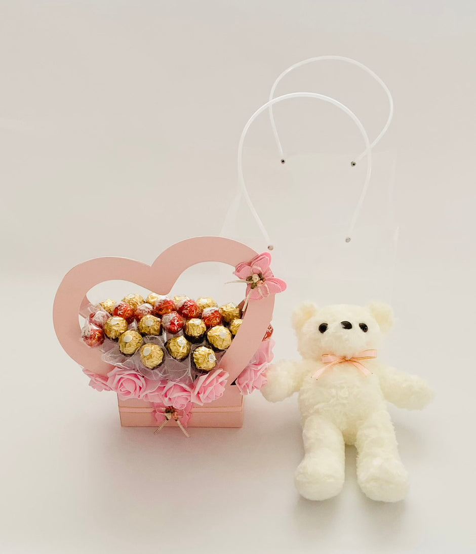 Chocolates and Teddy Gift