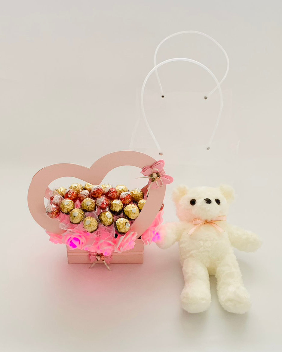 Chocolates and Teddy Gift