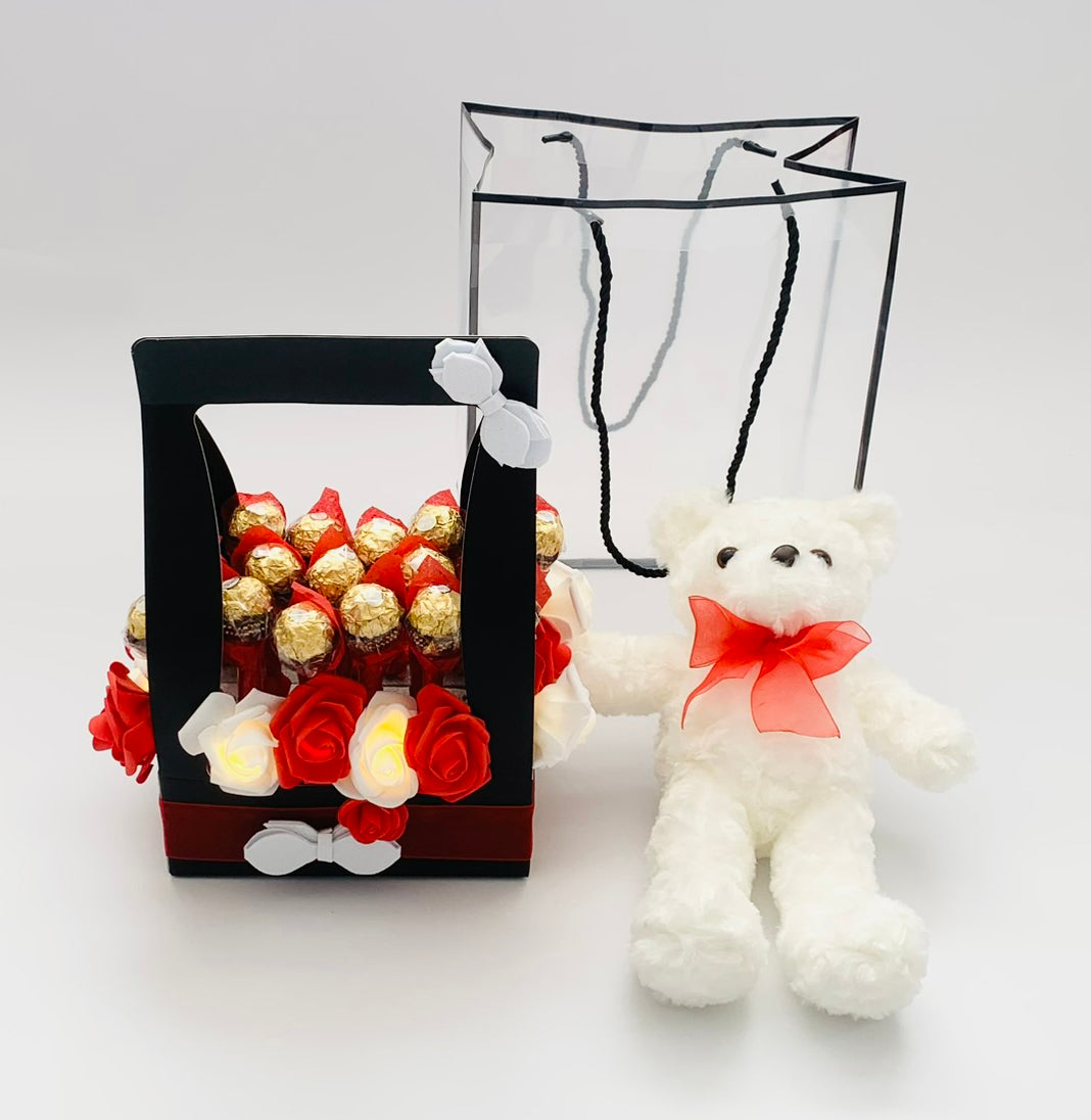 Chocolates and Teddy Gift